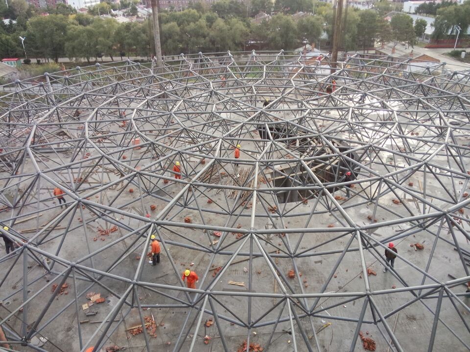 登封全民健身中心网架